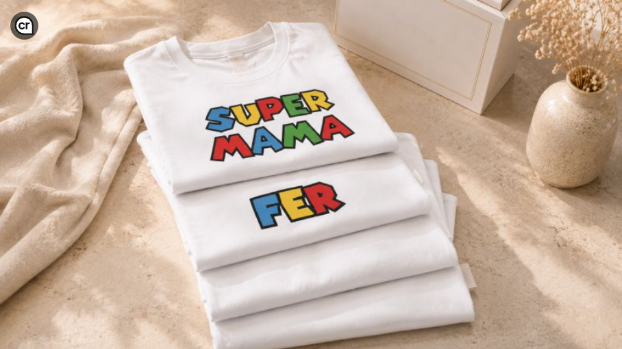 Camisetas personalizadas Super Mama para toda la familia