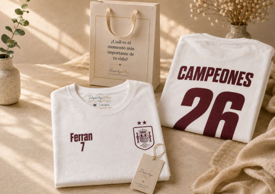 Camisetas personalizadas Campeones 26 para los vecinos de Foios